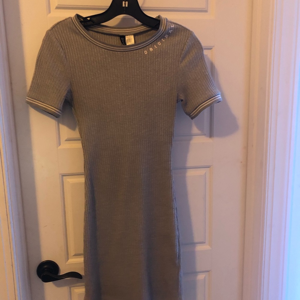 Grey H&M Body Con Dress